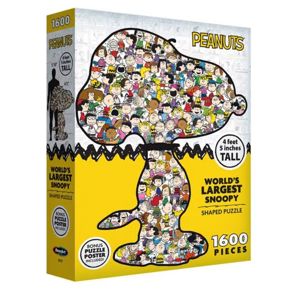 LIFE SIZE World’s largest Snoopy Puzzle